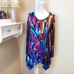 •Sunny Leigh Colorful Long Sleeve Blouse•